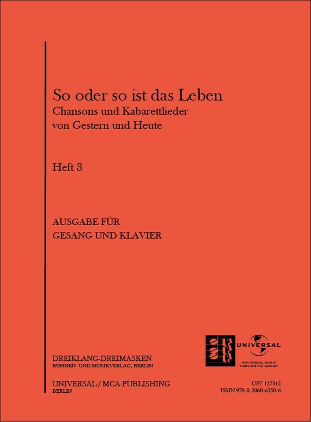 So oder so ist das Leben, Heft 3